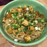Yakisoba lo mein w/ tofu at Beach Walk in Pacific City