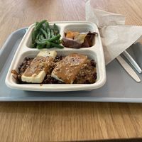 Tofu, riceberry, sweet potato, green beans,   at Kati Shop in New York City