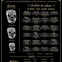 Menu at Fries & Fries in Tarragona