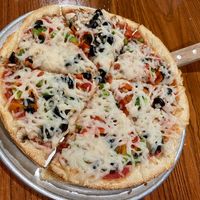 10” veggie   at LaRocca's Pizza in Topeka