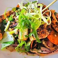 Blackened Gardein Chicken and Black Rice Bowl at Yard House in Austin