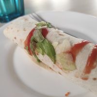 Lentil wrap at Salamanca Magenta Cafe & Bar in Salamanca
