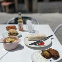 Tapas with kombucha  at Salamanca Magenta Cafe & Bar in Salamanca