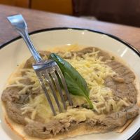 The so called truffle pizza  at Wild & The Moon - Saint Honoré in Paris