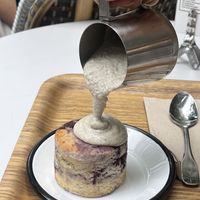 Blueberry scone  at Wild & The Moon - Saint Honoré in Paris