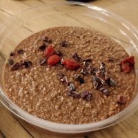 Chocolate pudding at Wild & The Moon - Saint Honoré in Paris