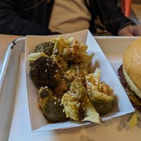 Broccoli as the side dish at Theory (ex-BurgerTheory) in Paris