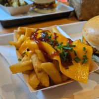 Loaded fries as the side dish at Theory (ex-BurgerTheory) in Paris