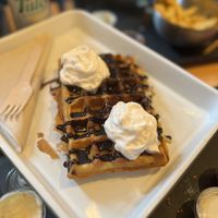 Waffle #Veganuary at Theory (ex-BurgerTheory) in Paris