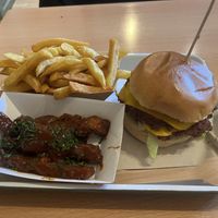 Double cheese + BBQ ribs  at Theory (ex-BurgerTheory) in Paris