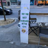 Outside  at Theory (ex-BurgerTheory) in Paris