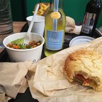 A whole menu : burger castor nola + orange is the new side + passion limonade + the best brownie I ever had at Theory (ex-BurgerTheory) in Paris