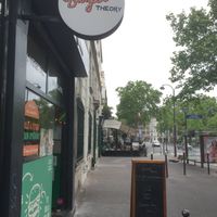 Outside signage at Theory (ex-BurgerTheory) in Paris