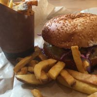 Le King Kong with fries  at Theory (ex-BurgerTheory) in Paris