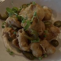 Fried cauliflower  at Café Du Parc in Killarney