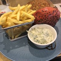 Vegan burger  at Café Du Parc in Killarney