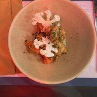 vegan deep fried cauliflower   at Broadway in Kos