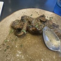 Vegan mushrooms with garlic   at Broadway in Kos