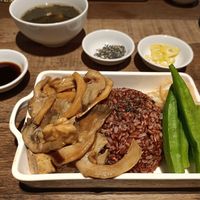 Coconut tofu and mushrooms at Mang's Mania in Ho Chi Minh City