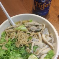 Bún Thang Thich Thú (Noodle Soup with mushrooms in ginger broth)  80.000 VND at Mang's Mania in Ho Chi Minh City
