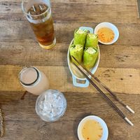 Summer rolls  at Mang's Mania in Ho Chi Minh City