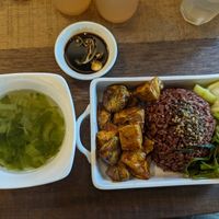 Vegan fennel balls with Tofu at Mang's Mania in Ho Chi Minh City