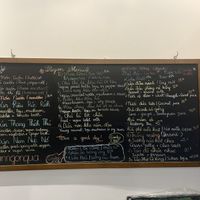Menu (subject to change)  at Mang's Mania in Ho Chi Minh City