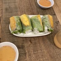 Summer rolls  at Mang's Mania in Ho Chi Minh City