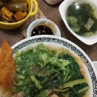 Cold rolls and noodles at Mang's Mania in Ho Chi Minh City