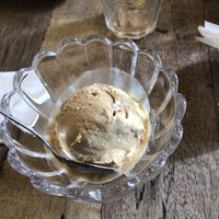 Salted caramel ice cream  at Mang's Mania in Ho Chi Minh City