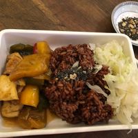 Rice with pineapple & tofu at Mang's Mania in Ho Chi Minh City