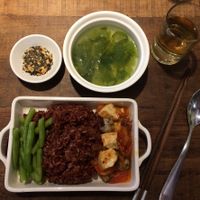 Vegan balls with tomato sauce  at Mang's Mania in Ho Chi Minh City