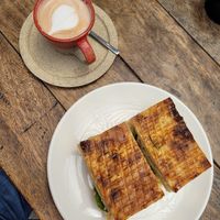 vegan breakfast at El Pan De La Chola in Lima
