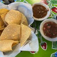 Chips and salsa  at Carrburritos in Davidson