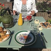 Breakfast day 2 at Villa La Vida in Egmond Aan Zee