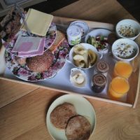 Second breakfast. Different of the first at Villa La Vida in Egmond Aan Zee