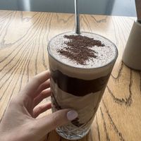 Choc-nana smoothie  at Moment in Christchurch