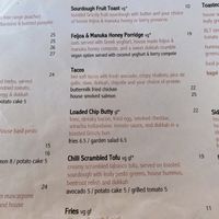 Menu August 2024  at Moment in Christchurch