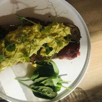 Tasty tofu scramble  at Moment in Christchurch