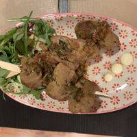 Brochetas at La Teca Burger in Sabadell