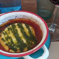 Provolone con tomate at La Teca Burger in Sabadell