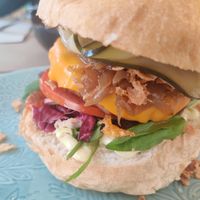 Hamburguesa beyond at La Teca Burger in Sabadell