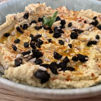 Hummus estil marroquí  at La Teca Burger in Sabadell