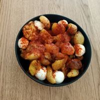 Patatas braves at La Teca Burger in Sabadell