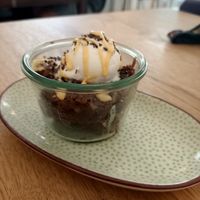 Brownie at La Teca Burger in Sabadell