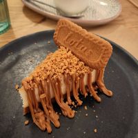 Lotus cheescake at La Teca Burger in Sabadell