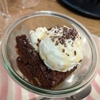 Brownie at La Teca Burger in Sabadell
