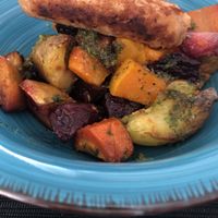 Tapa de “Raíces” at La Teca Burger in Sabadell