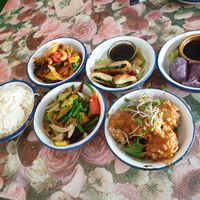 We especiall, liked the rice cakes and the sweet potato dumplings! at li.ke in Berlin