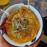 Fried "egg" at li.ke in Berlin